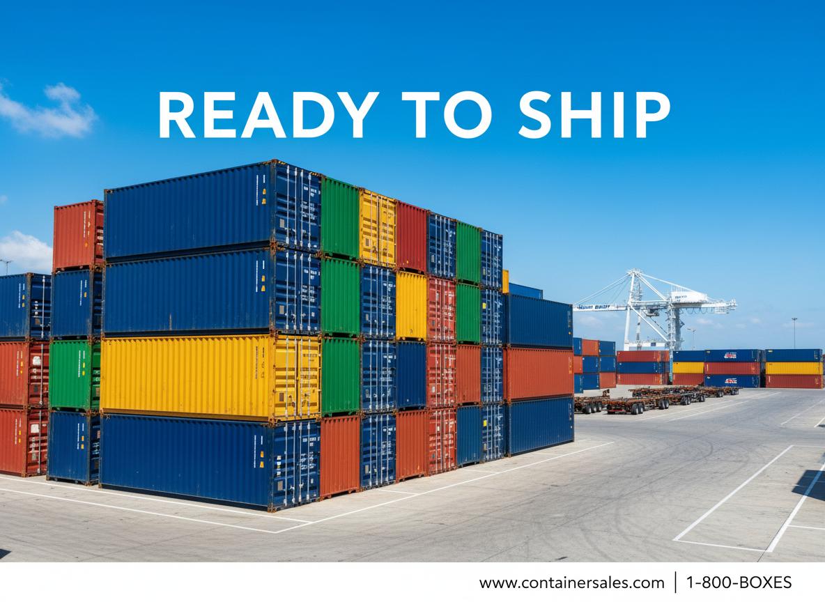 Contenedores maritimos nuevos y usados