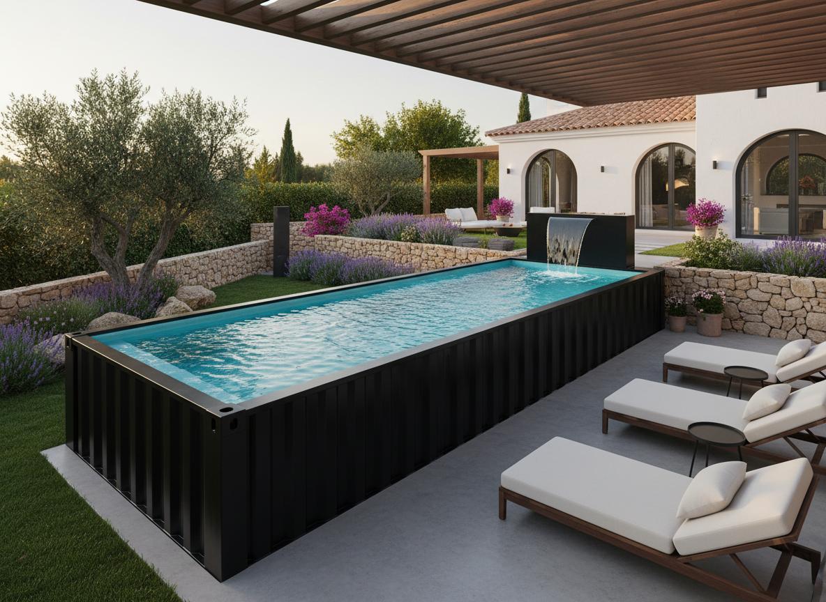 Piscinas contenedor de diseno